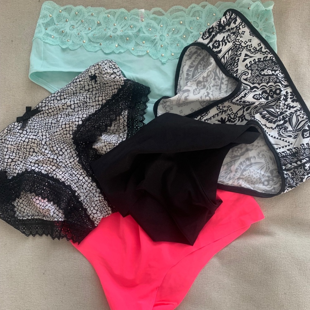 5 Pink/VS/Aerie with tags underwear